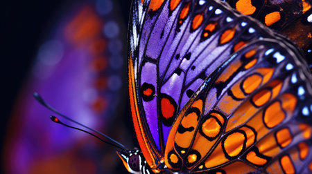 vivid purple and orangeの素材
