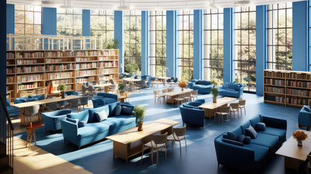 above blue libraryの素材