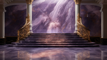 grand purple marble textureの素材