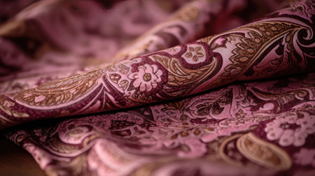 fabric pink and brown backgroundの素材