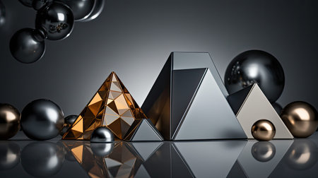 product gray triangle backgroundの素材