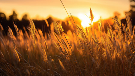 landscape grass sunの素材
