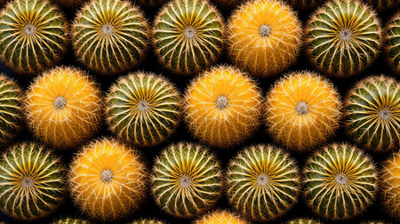 garden golden barrel cactusの素材