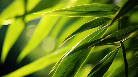 nature bamboo leafの素材