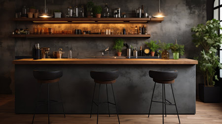 charcoal dark countertopの素材