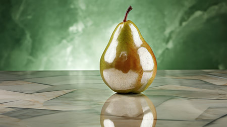 countertop raw pear backgroundの素材