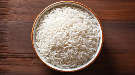 close cereal rice whiteの素材