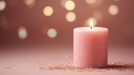 candle light pink glitterの素材