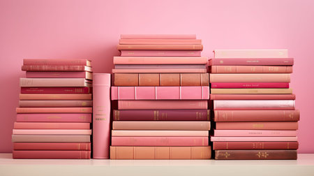 shelf pink bookの素材