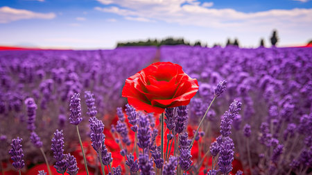 poppy red purpleの素材