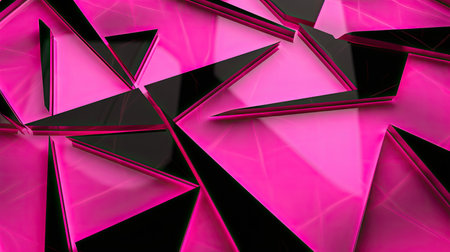 vibrant pink black geometric backgroundの素材