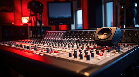 studio recording equipmentの素材