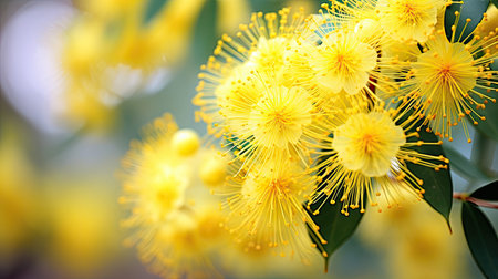 up golden wattleの素材