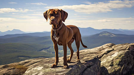 peak brown dogの素材