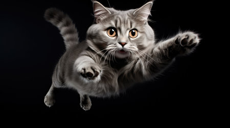 midair gray catの素材