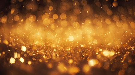 mesmerizing blurred gold lightsの素材
