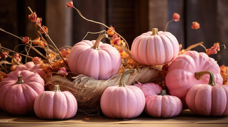 feminine pink pumpkinの素材