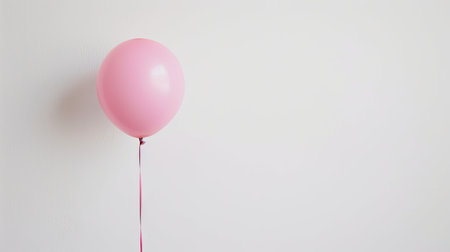 inflated pink white backgroundの素材