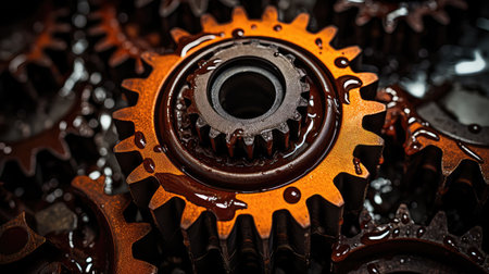 machinery gears oilの素材