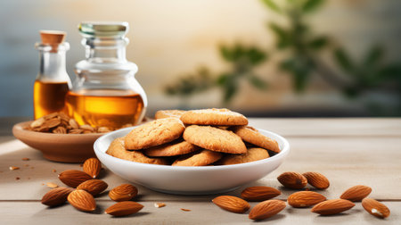 golden sweet almond oilの素材