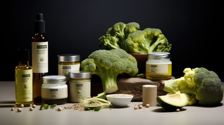 skincare broccoli seed oilの素材