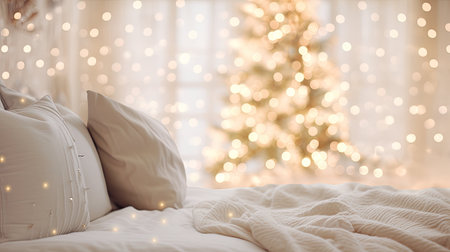 bedroom blurred holiday backgrounds interiorの素材
