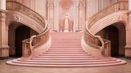 staircase pink marbleの素材