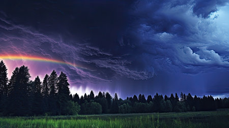 colors dark rainbowの素材