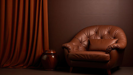 leather brown background luxuryの素材