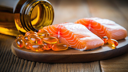 capsules fish oil supplementの素材