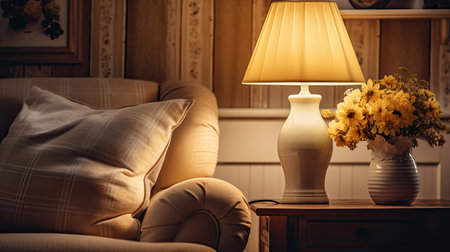 illuminated yellow lightの素材