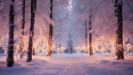 beauty winter lightsの素材