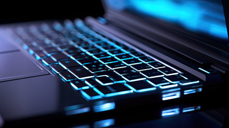blue technology hardware backgroundの素材