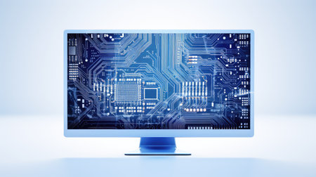 innovation computer technology backgroundの素材