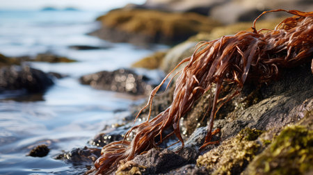 marine seaweed isolatedの素材