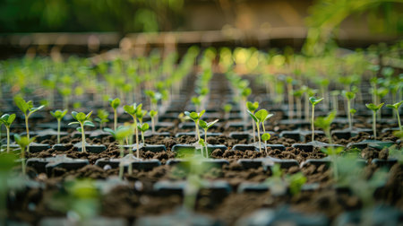 bed sprouting seedsの素材
