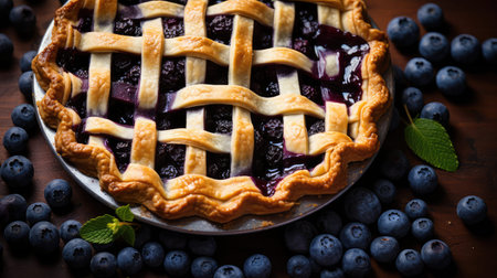 homemade food blueberry blueの素材