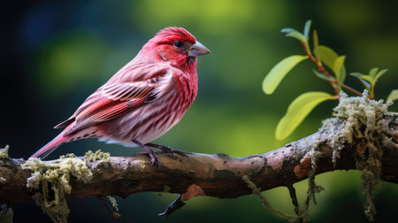 vibrant purple finchの素材