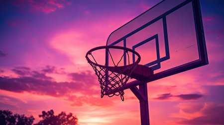 sunglow purple basketballの素材