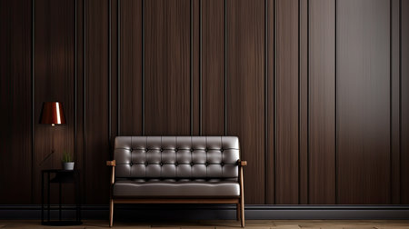 paneling dark wood seamlessの素材