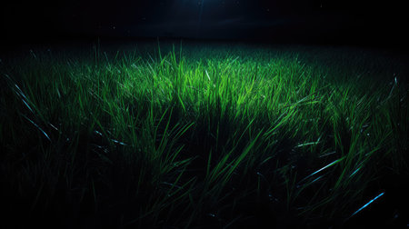 illuminated grass darkの素材