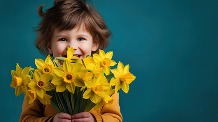 delight yellow daffodilの素材