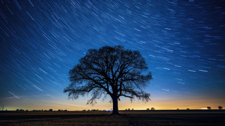 photograph speed light starsの素材