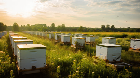 hives field bee farmの素材