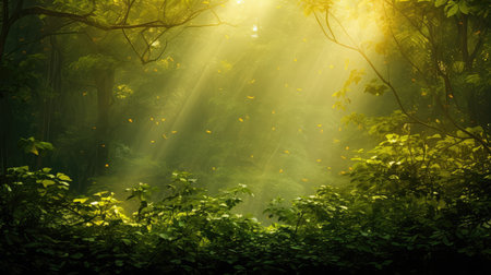 sun golden light backgroundの素材