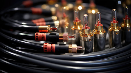 gold audio cablesの素材
