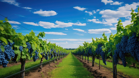 wine winery grape backgroundの素材