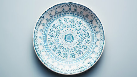 geometric light blue patternの素材