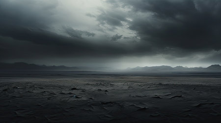 gloomy gray skyの素材