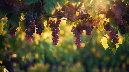 s field grape backgroundの素材